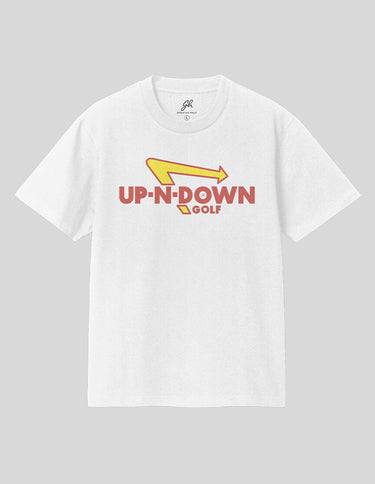 Up and Down T-Shirt Greater Half White S